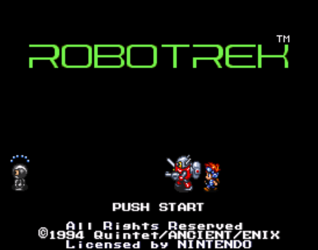 Robotrek Title Screen